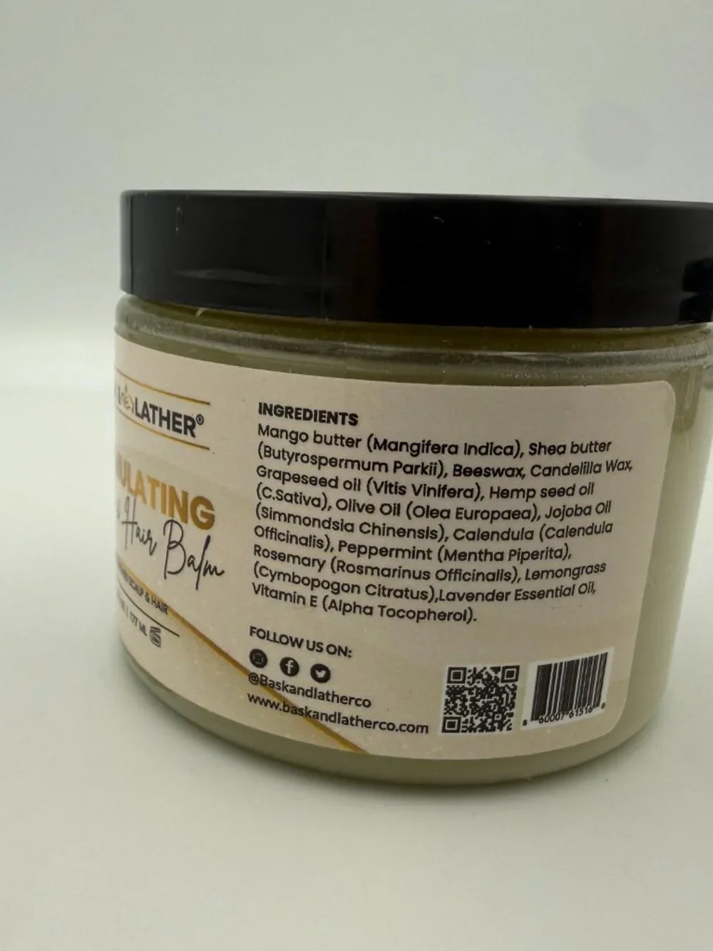 Bask & Lather Strengthen Shampoo Scalp Balm Edge Control